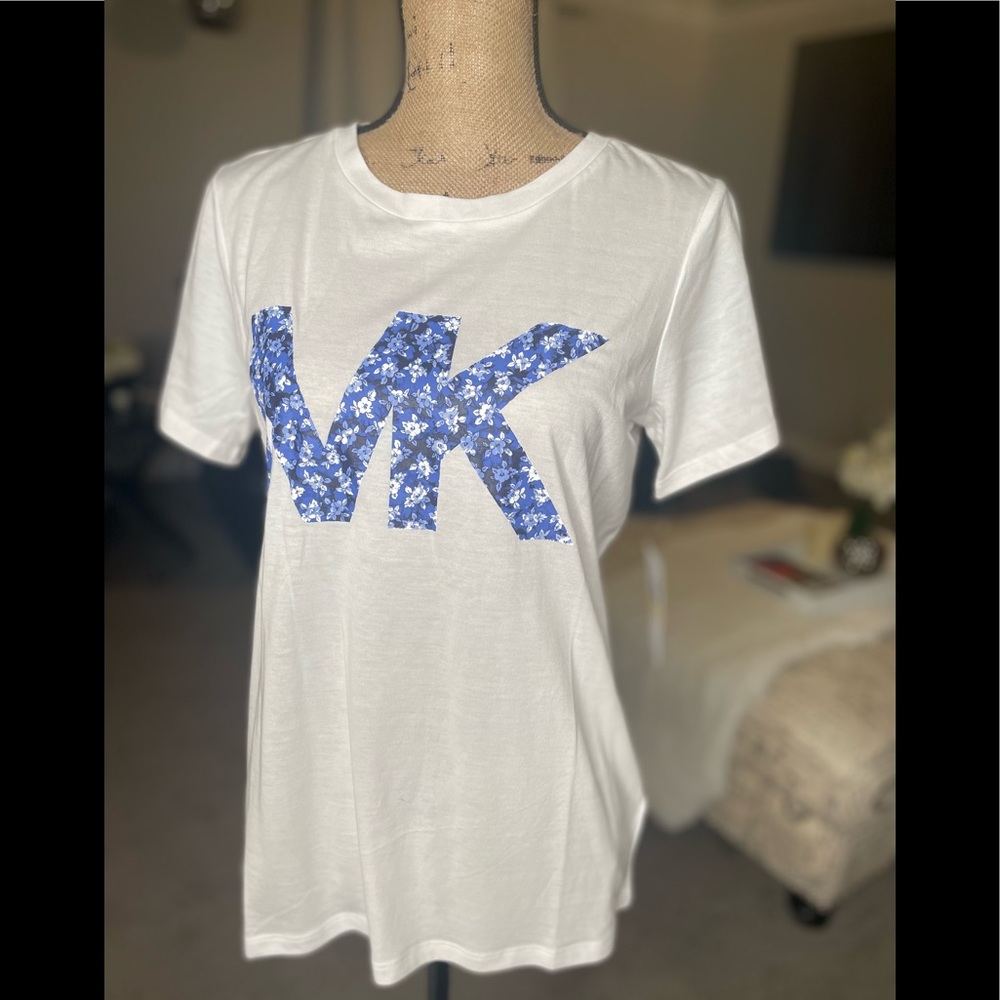 Michael Kors Womens MK Logo Shirt